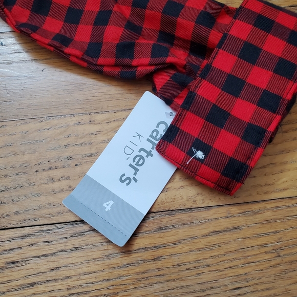 Carter's Girl's Buffalo Check Top and Legging Set - Picture 5 of 10